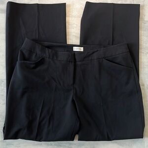 Tahari Arthur S. Levine  dress pants Black  mid rise   flare leg   NWOT  Size 16